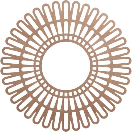 Ekena Millwork Cornelius Wood Fretwork Pierced Ceiling Medallion, Wood (Paint Grade), 32"OD x 11 7/8"ID x 3/8"T CMWP32X0375CRMF